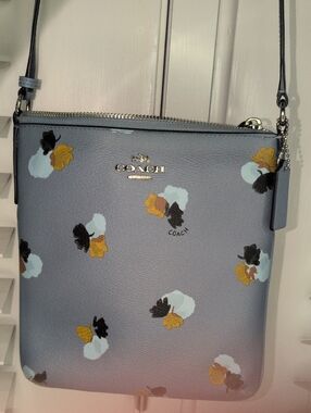 Coach Field Flora  Floral Leather Crossbody Bag F 59848  Year 2017